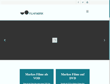 Tablet Screenshot of filmfabrik.com